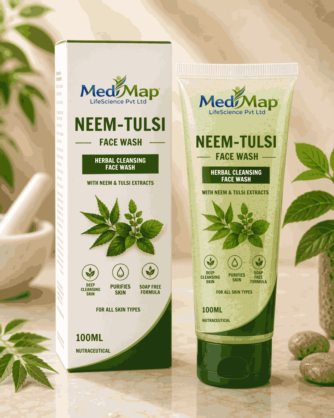 Untitled design (6) (1) Neem-Tulsi Face Wash - Image 1